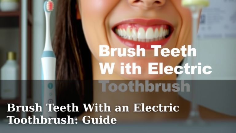 Brush Teeth With an Electric Toothbrush: Guide