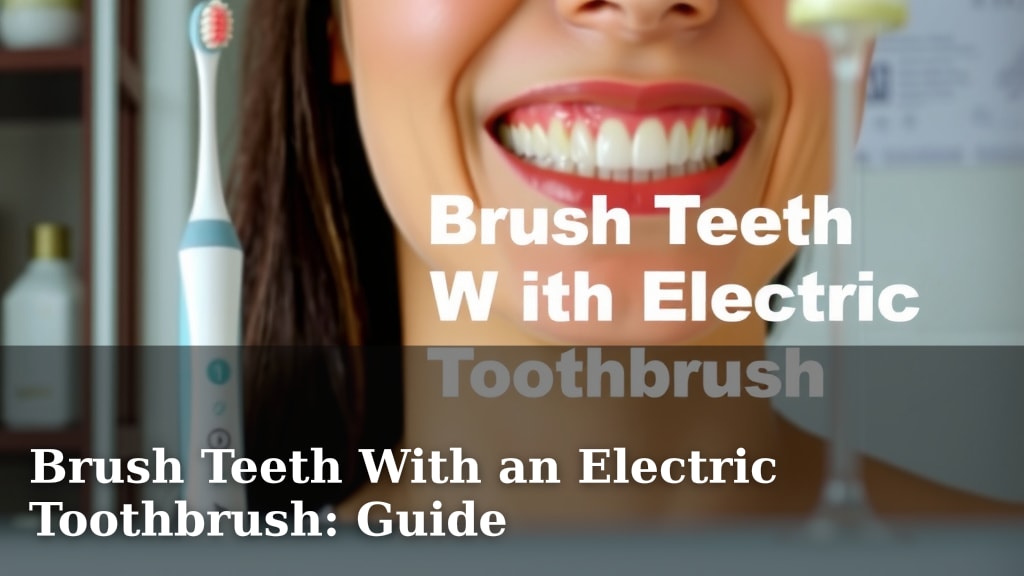 Brush Teeth With an Electric Toothbrush: Guide