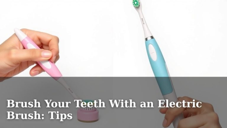 Brush Your Teeth With an Electric Brush: Tips