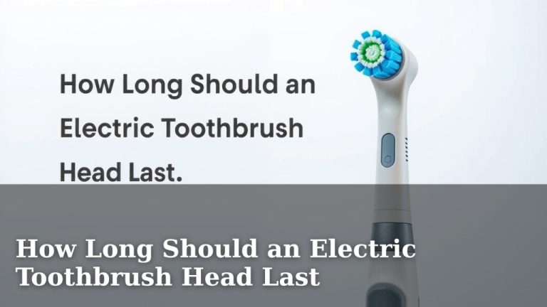 How Long Should an Electric Toothbrush Head Last