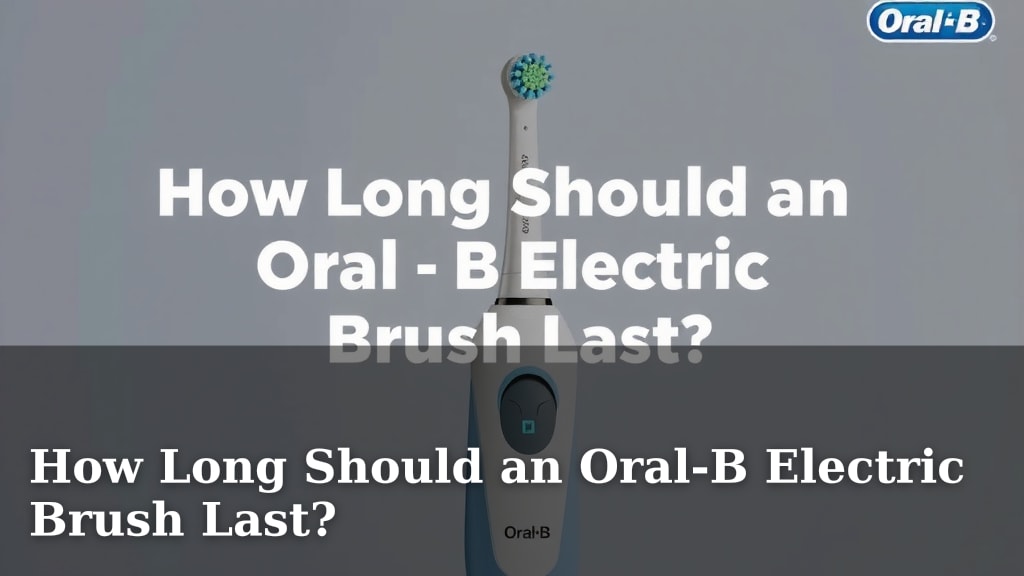 How Long Should an Oral-B Electric Brush Last?