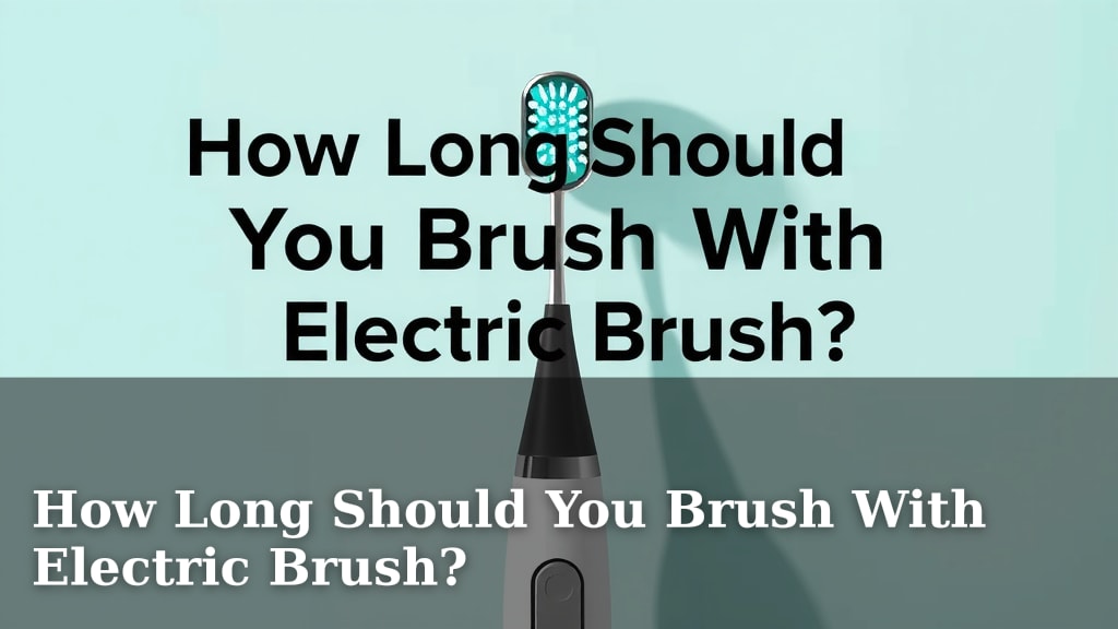 How Long Should You Brush With Electric Brush?