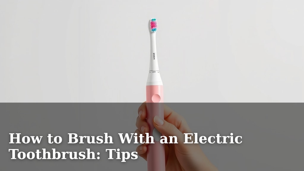 How to Brush With an Electric Toothbrush: Tips