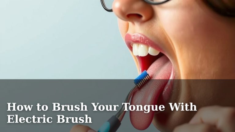 How to Brush Your Tongue With Electric Brush