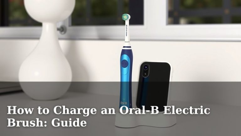 How to Charge an Oral-B Electric Brush: Guide