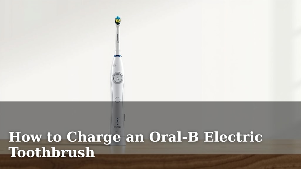 How to Charge an Oral-B Electric Toothbrush