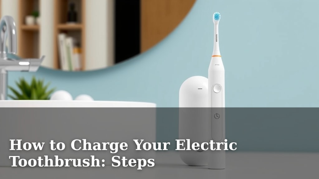 How to Charge Your Electric Toothbrush: Steps