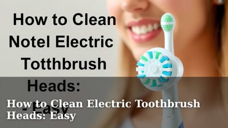 How to Clean Electric Toothbrush Heads: Easy