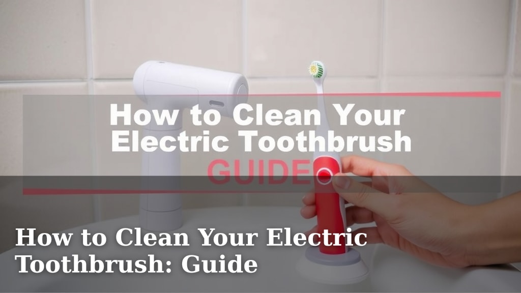 How to Clean Your Electric Toothbrush: Guide