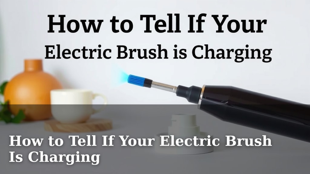 How to Tell If Your Electric Brush Is Charging