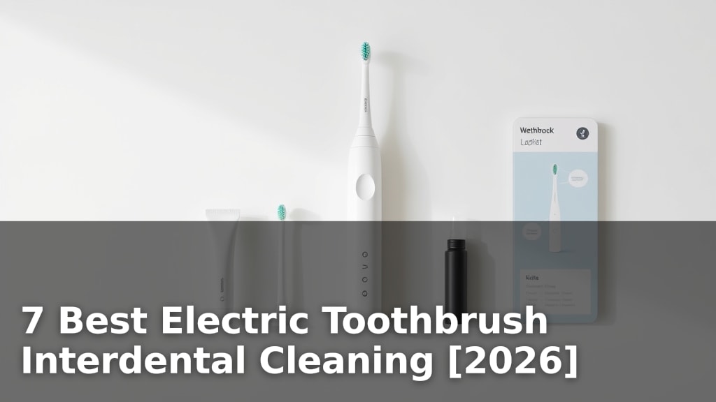 7 Best Electric Toothbrush Interdental Cleaning [2026]