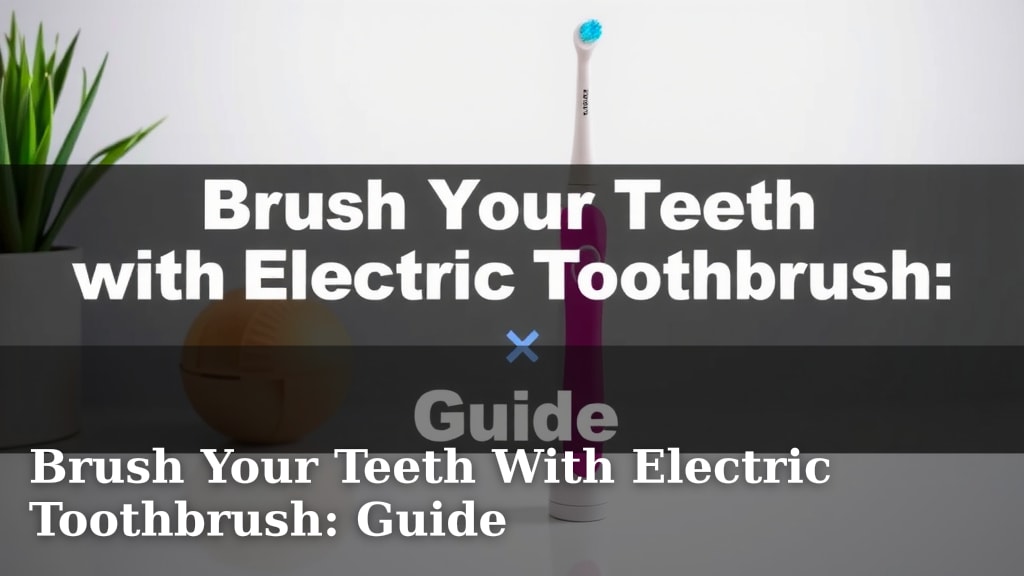 Brush Your Teeth With Electric Toothbrush: Guide