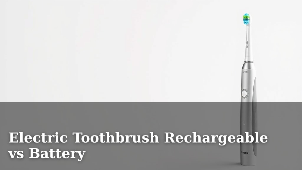 Electric Toothbrush Rechargeable vs Battery