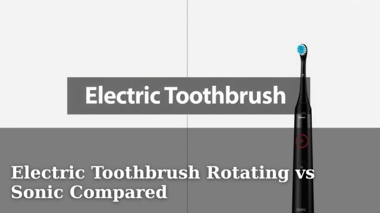 Electric Toothbrush Rotating vs Sonic Compared