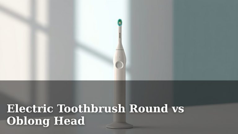 Electric Toothbrush Round vs Oblong Head
