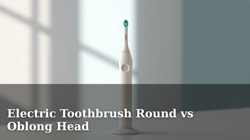 Electric Toothbrush Round vs Oblong Head