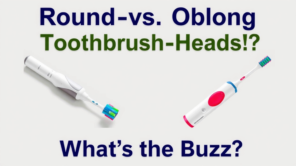 Round vs. Oblong Electric Toothbrush Heads: What's the Buzz?