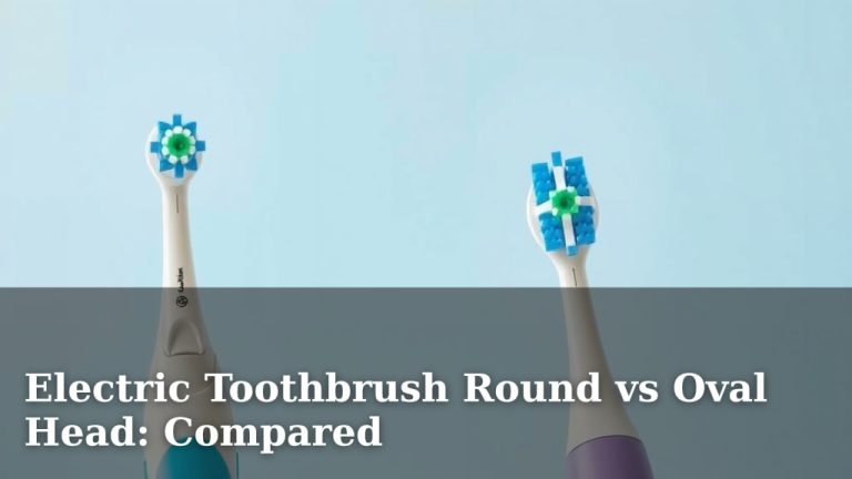 Electric Toothbrush Round vs Oval Head: Compared