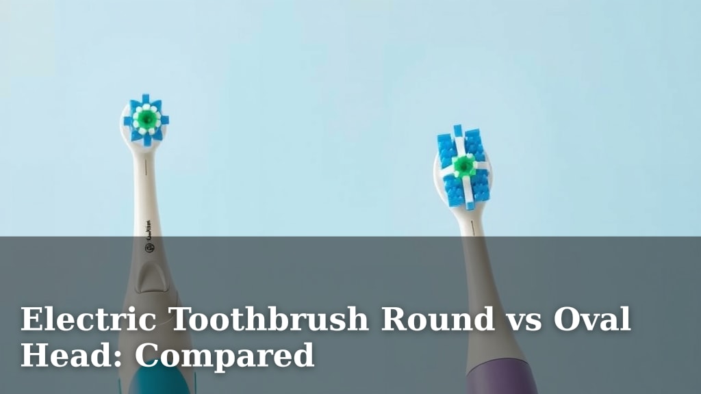Electric Toothbrush Round vs Oval Head: Compared