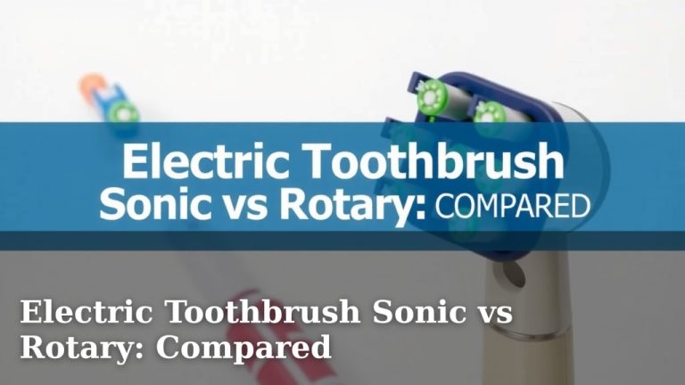 Electric Toothbrush Sonic vs Rotary: Compared