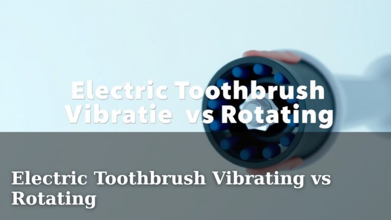 Electric Toothbrush Vibrating vs Rotating
