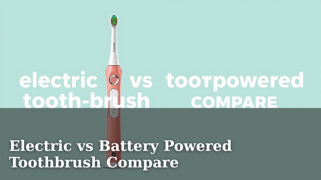 Electric vs Battery Powered Toothbrush Compare