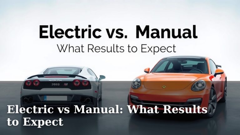 Electric vs Manual: What Results to Expect