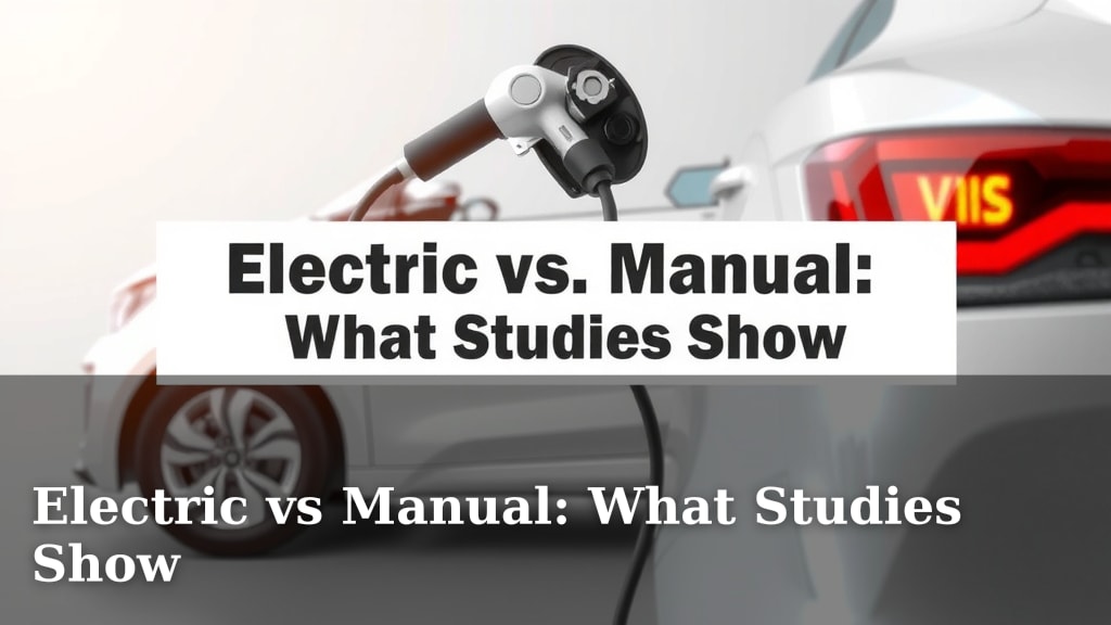 Electric vs Manual: What Studies Show