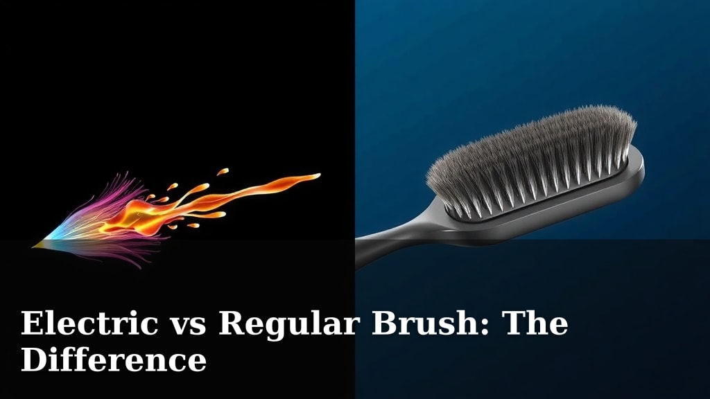 Electric vs Regular Brush: The Difference