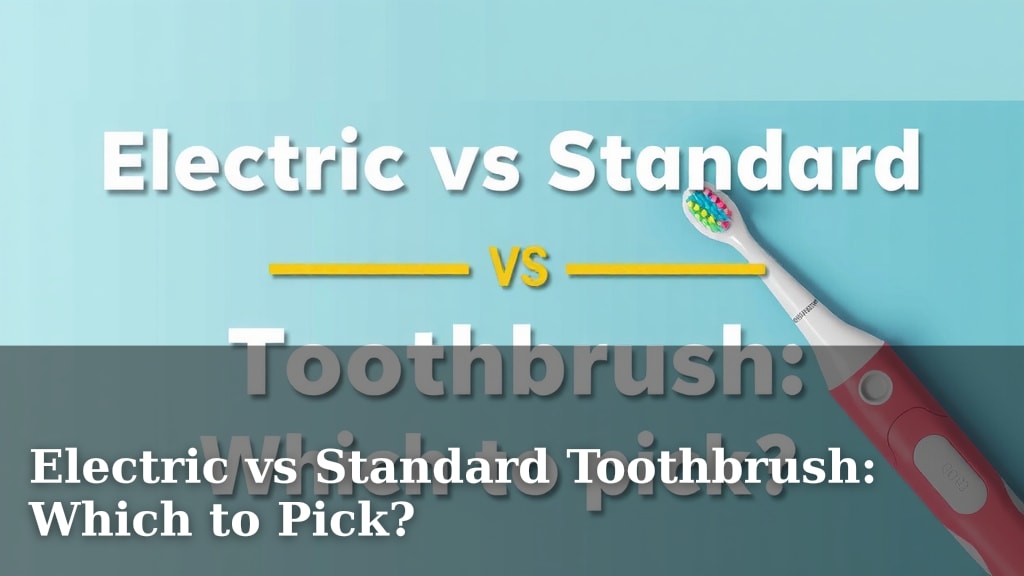 Electric vs Standard Toothbrush: Which to Pick?