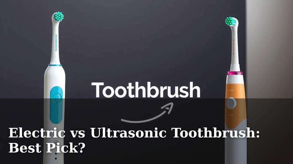Electric vs Ultrasonic Toothbrush: Best Pick?
