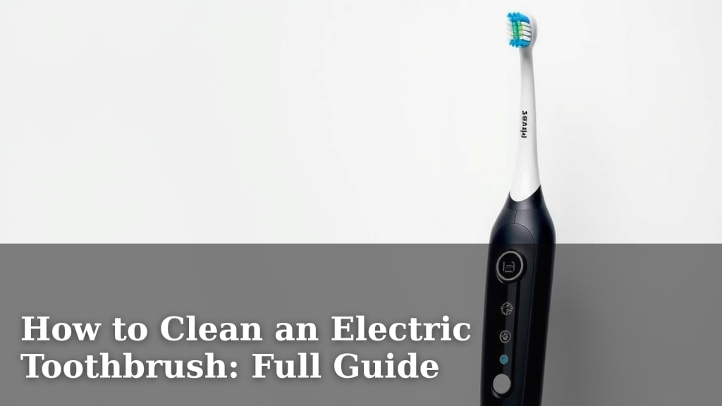 How to Clean an Electric Toothbrush: Full Guide