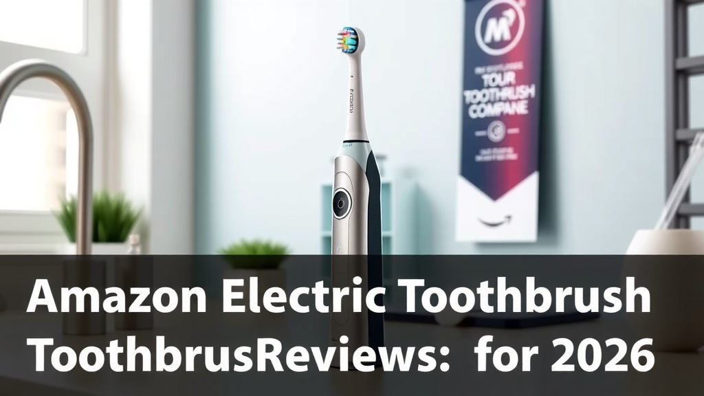Finding Your Top Electric Toothbrush on Amazon for 2026
