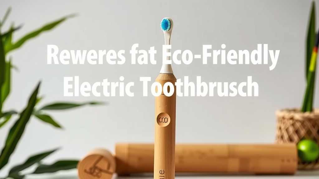 Your Guide to Eco-Friendly Electric Toothbrushes with Bamboo Handles