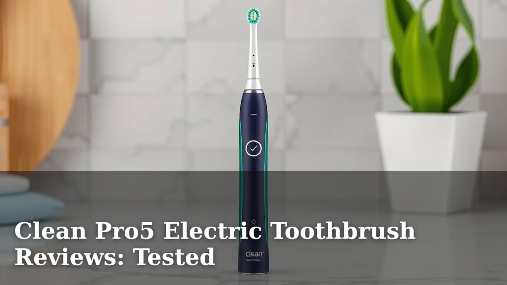 Clean Pro5 Electric Toothbrush Reviews: Tested