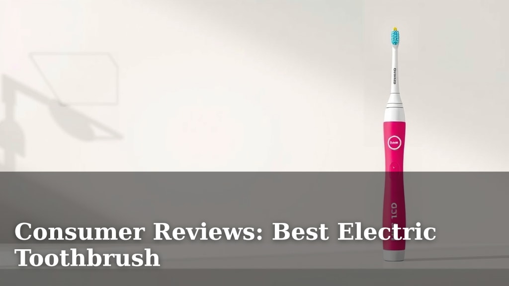 Consumer Reviews: Best Electric Toothbrush