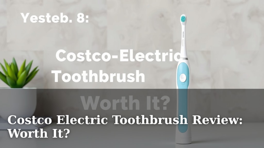 Costco Electric Toothbrush Review: Worth It?