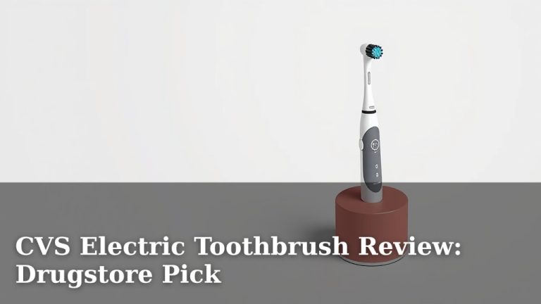 CVS Electric Toothbrush Review: Drugstore Pick