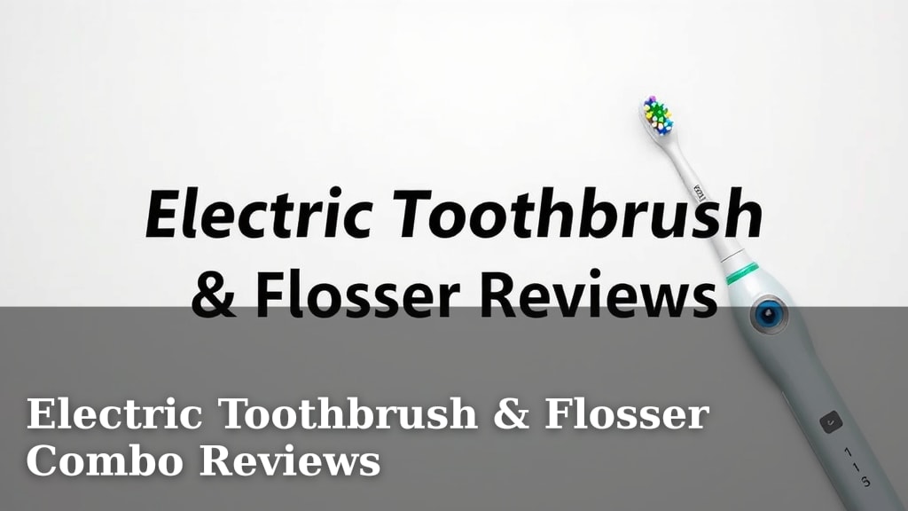 Electric Toothbrush & Flosser Combo Reviews