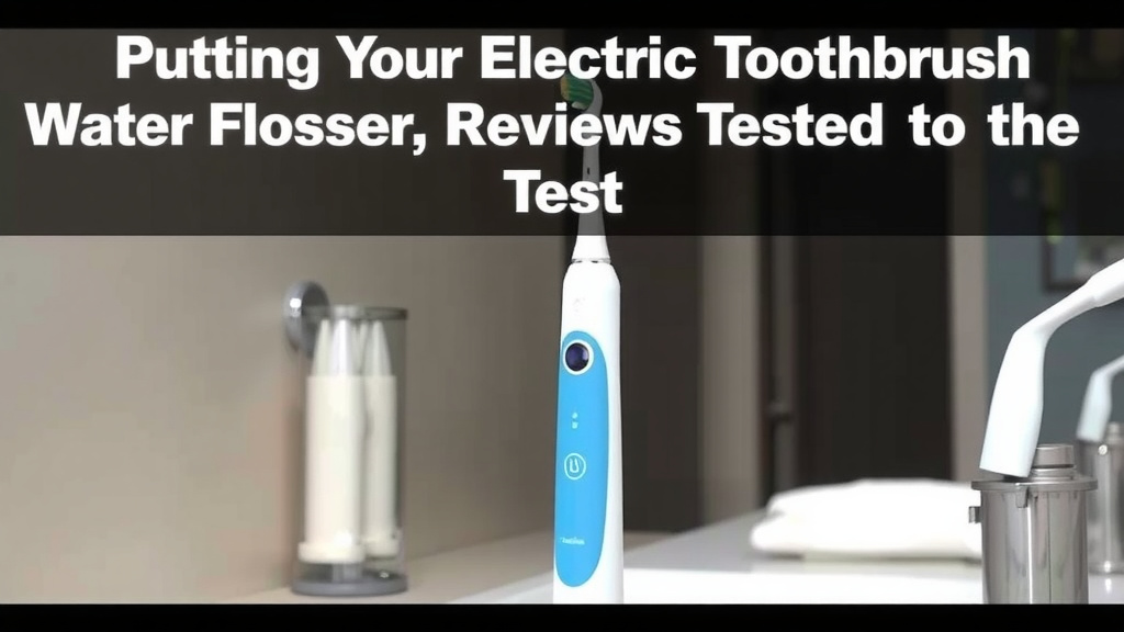 Putting Your Electric Toothbrush and Water Flosser Reviews to the Test