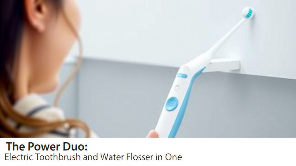 The Power Duo: Electric Toothbrush and Water Flosser in One