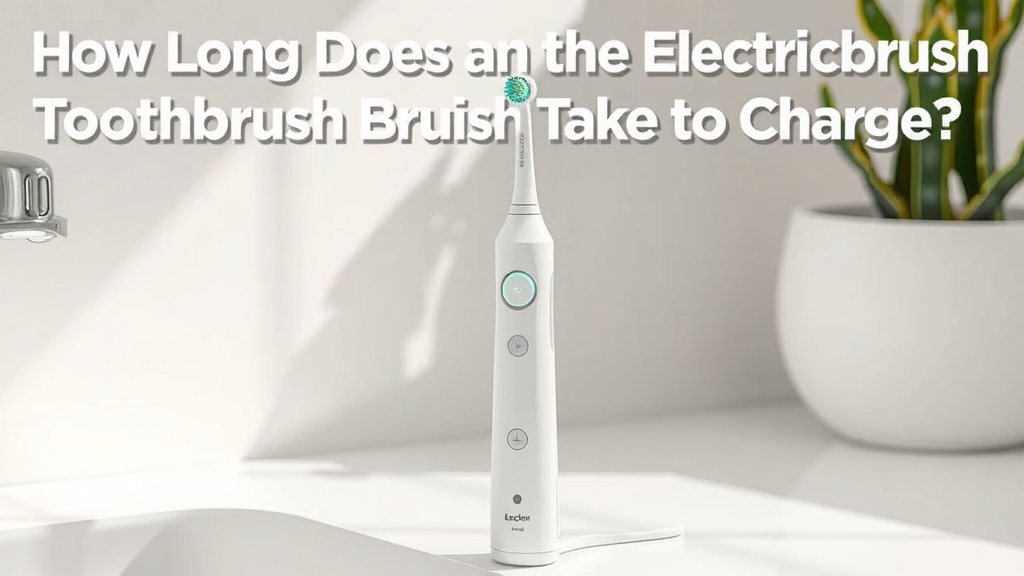 Understanding Your Electric Toothbrush Charging Times