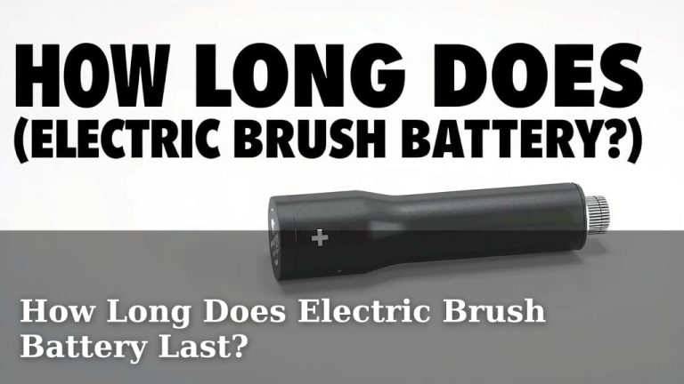 How Long Does Electric Brush Battery Last?