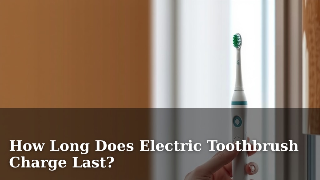 How Long Does Electric Toothbrush Charge Last?