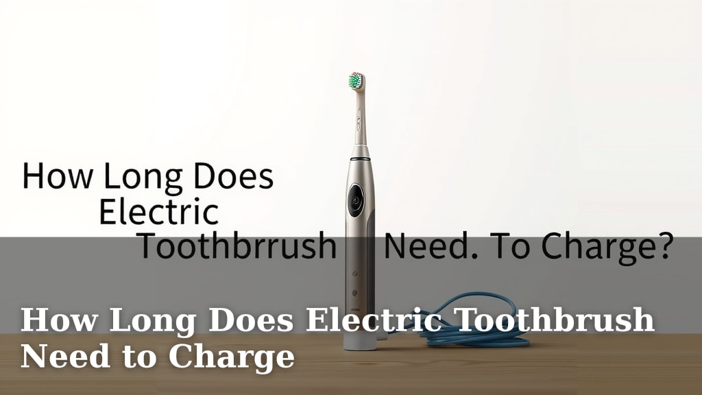 How Long Does Electric Toothbrush Need to Charge