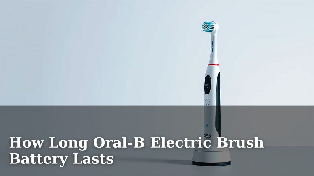 How Long Oral-B Electric Brush Battery Lasts