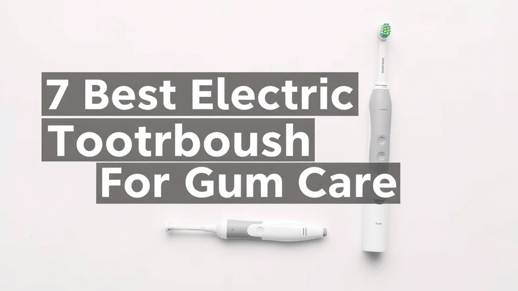 7 Best Electric Toothbrush For Gum Care [2026]