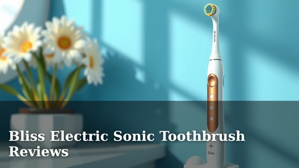 Bliss Electric Sonic Toothbrush Reviews