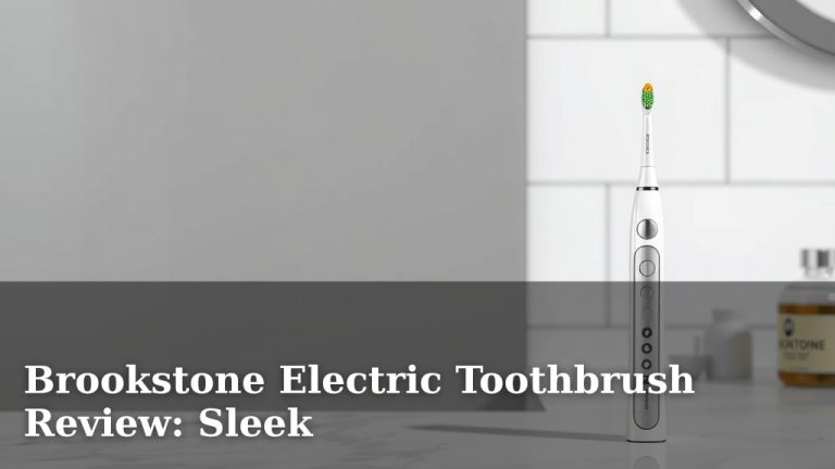 Brookstone Electric Toothbrush Review: Sleek
