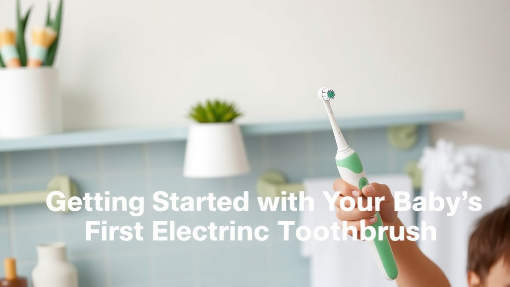 Getting Started with Your Baby's First Electric Toothbrush